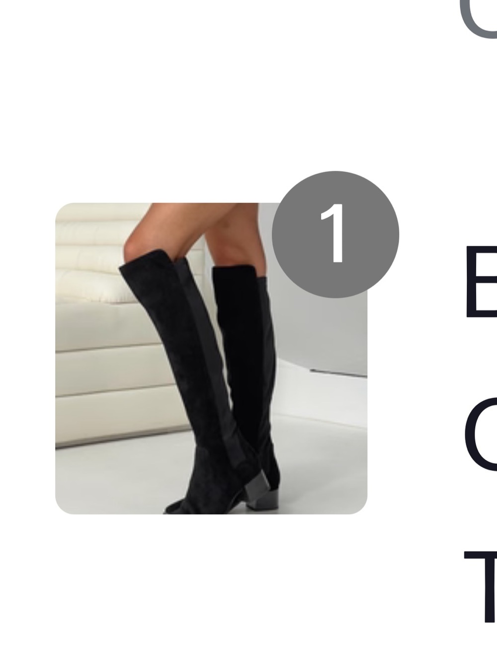 Princess Polly Black Over-the-Knee Suede Boots